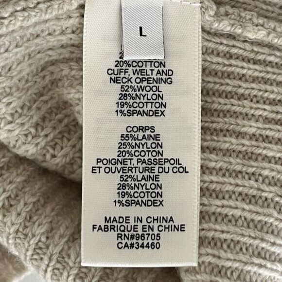 Rebecca Taylor Wool‎ Blend Sweater Scallop Neck Neutral Classic Old Money Staple - Picture 7 of 12